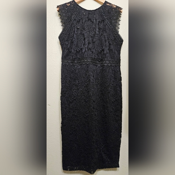 Bisou Bisou Dresses & Skirts - Elegant Black Lace Dress